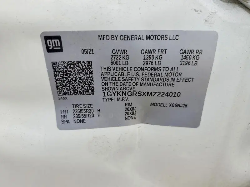 2021 CADILLAC XT5 SPORT  