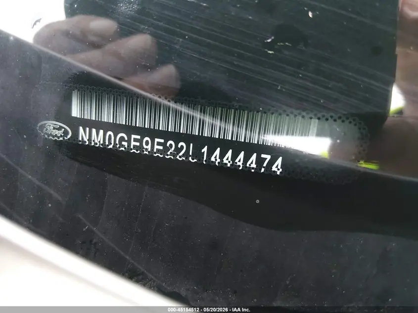 2020 FORD TRANSIT CONNECT XL PASSENGER
