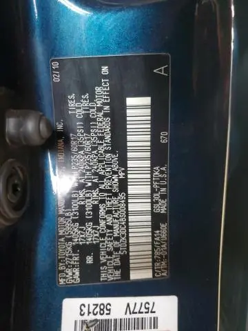 2011 TOYOTA SIENNA   