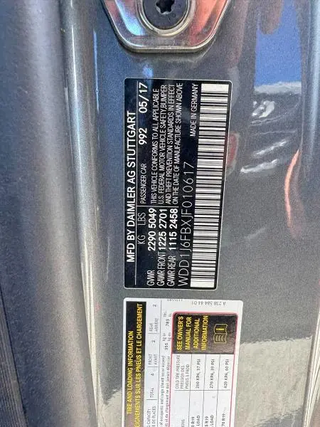 2018 MERCEDES-BENZ E 400  