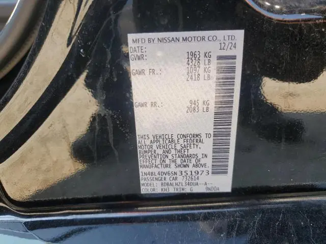 2025 NISSAN ALTIMA SV  