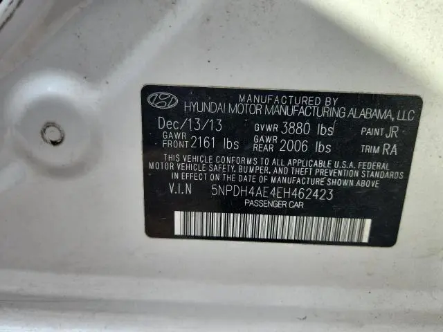 2014 HYUNDAI ELANTRA SE  