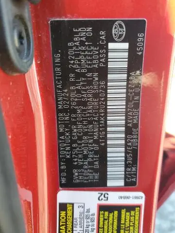 2024 TOYOTA CAMRY SE NIGHT SHADE  