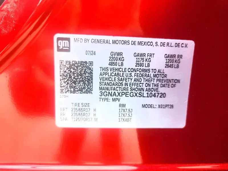 2025 CHEVROLET EQUINOX LT  