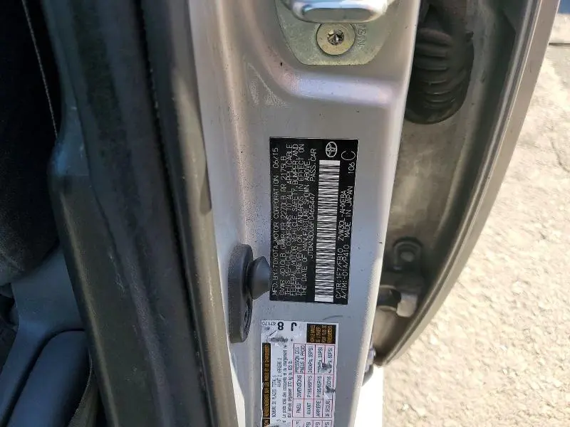 2015 TOYOTA PRIUS TWO  