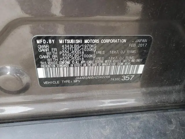 2017 MITSUBISHI OUTLANDER SPORT ES