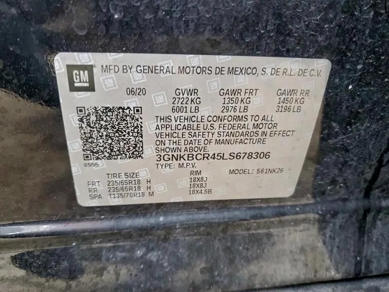 2020 CHEVROLET BLAZER 2LT  