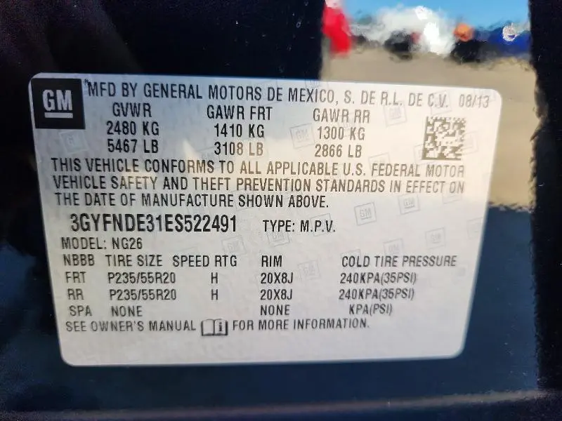2014 CADILLAC SRX PREMIUM COLLECTION  