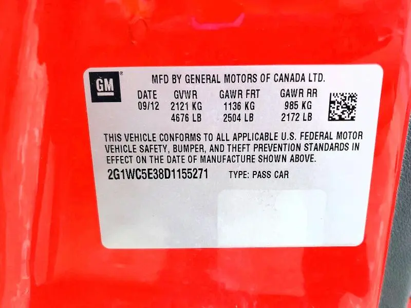 2013 CHEVROLET IMPALA LTZ  