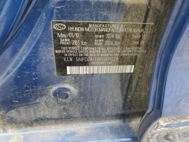 2019 HYUNDAI ELANTRA SE