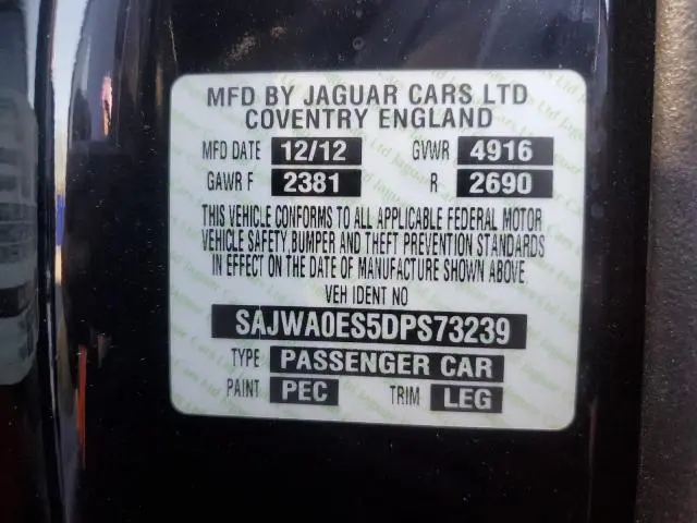 2013 JAGUAR XF   