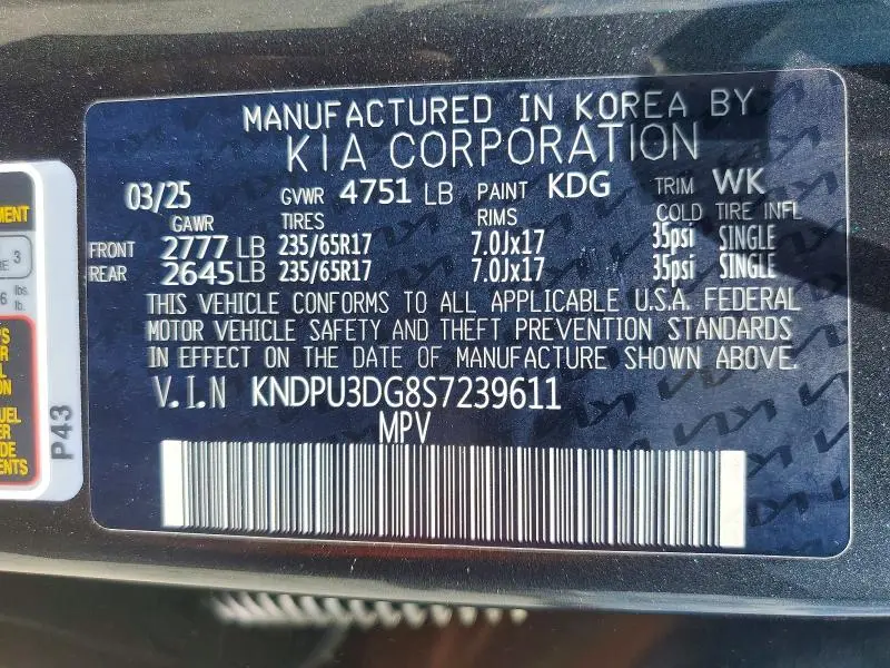 2025 KIA SPORTAGE LX  