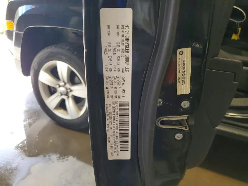 2012 JEEP PATRIOT LATITUDE  