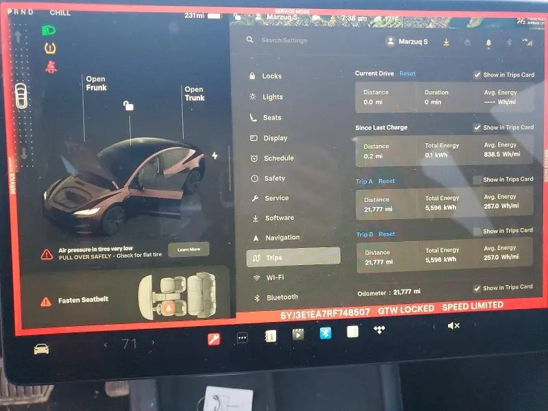 2024 TESLA MODEL 3   