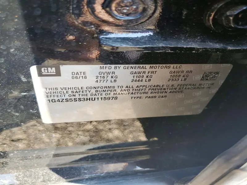 2017 BUICK LACROSSE PREMIUM  