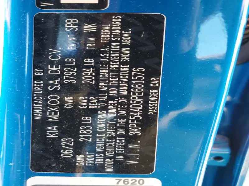 2023 KIA FORTE GT LINE  
