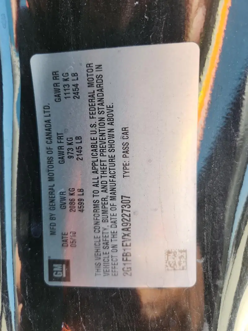 2010 CHEVROLET CAMARO LT  