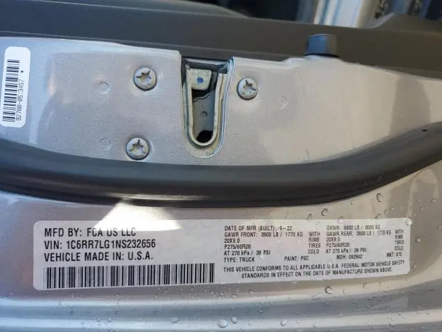 2022 RAM 1500 CLASSIC SLT  