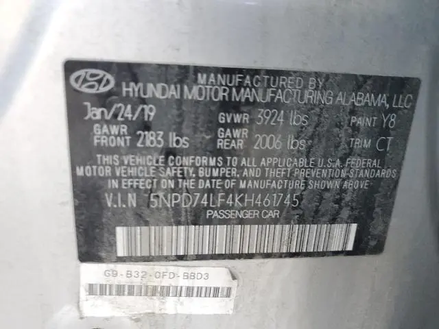 2019 HYUNDAI ELANTRA SE