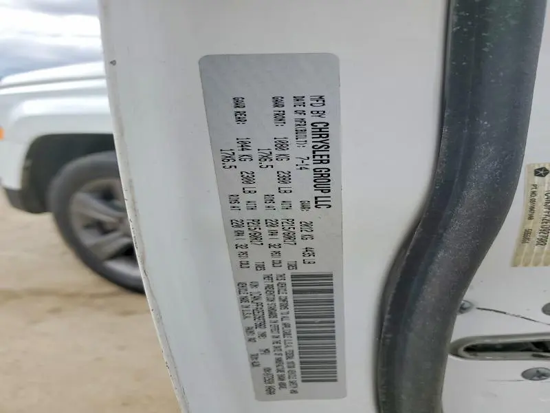 2014 JEEP PATRIOT LATITUDE  