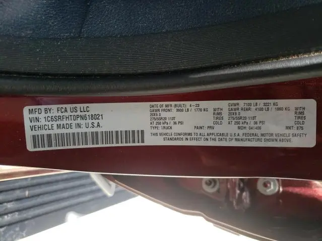 2023 RAM 1500 LIMITED  