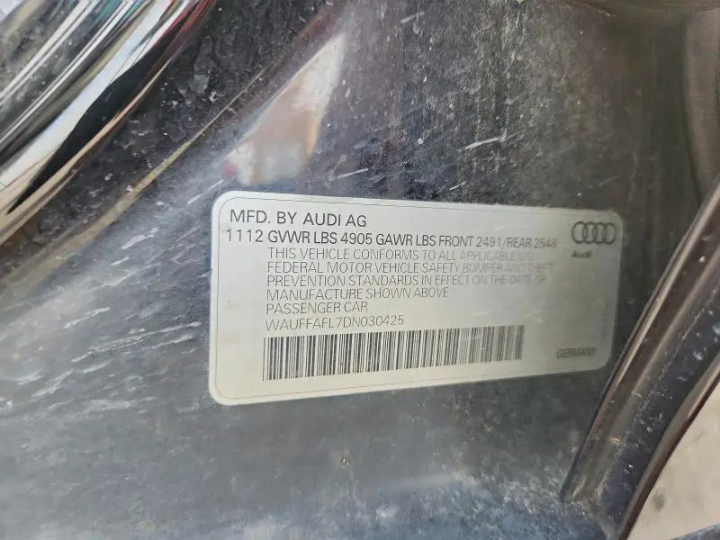 2013 AUDI A4 PREMIUM PLUS  