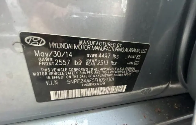 2015 HYUNDAI SONATA SE  