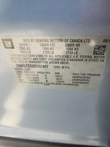 2014 GMC TERRAIN SLT  