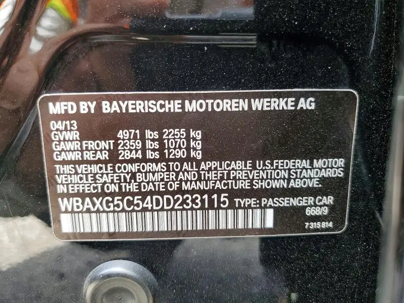 2013 BMW 528 I  
