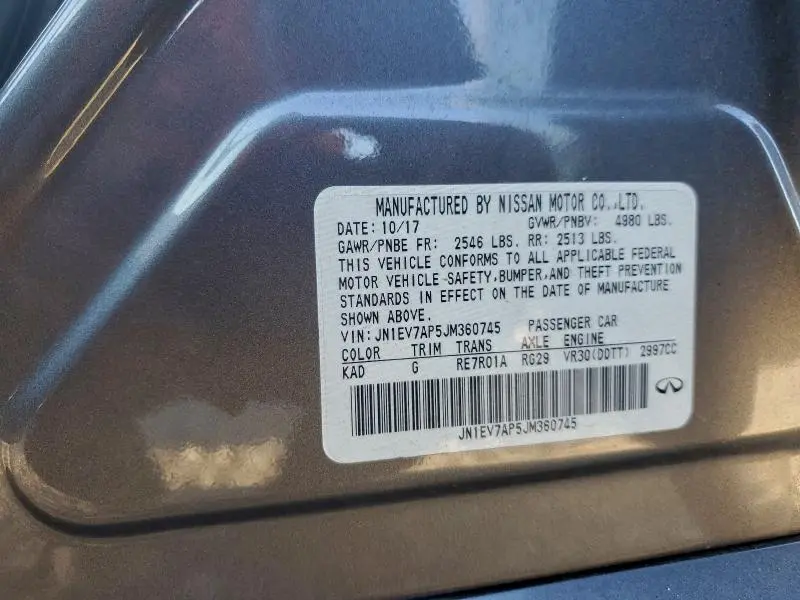 2018 INFINITI Q50 LUXE  