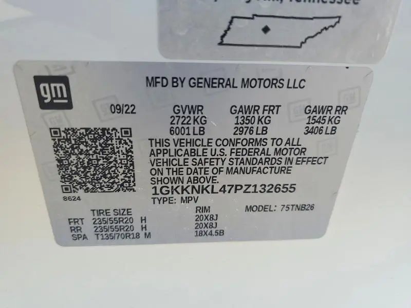2023 GMC ACADIA SLE  