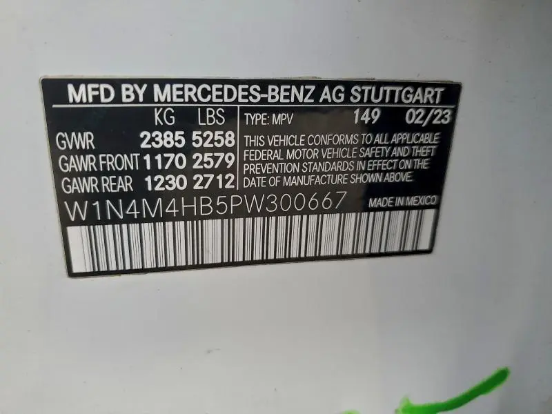 2023 MERCEDES-BENZ GLB 250 4MATIC  