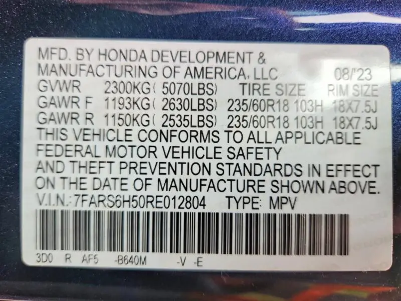 2024 HONDA CR-V SPORT  