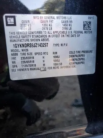 2018 CADILLAC XT5 LUXURY  