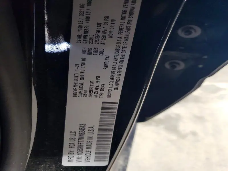 2021 RAM 1500 BIG HORN/LONE STAR  