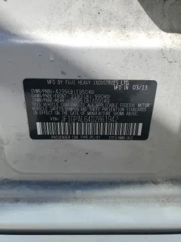 2013 SUBARU IMPREZA SPORT PREMIUM  