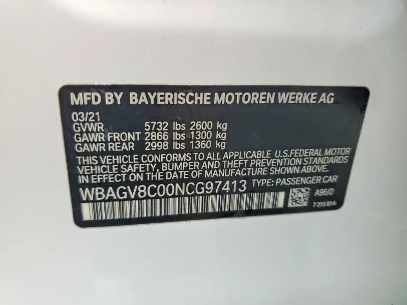 2022 BMW M850XI   