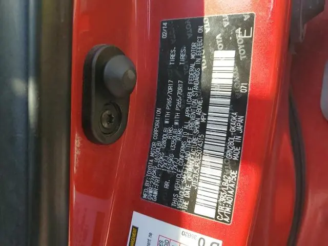 2014 TOYOTA 4RUNNER SR5  