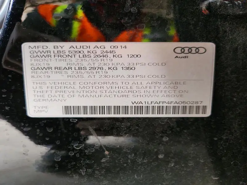 2015 AUDI Q5 PREMIUM PLUS  