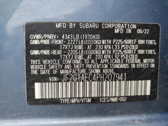 2023 SUBARU CROSSTREK PREMIUM  