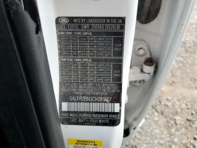 2012 LAND ROVER LR2 HSE  