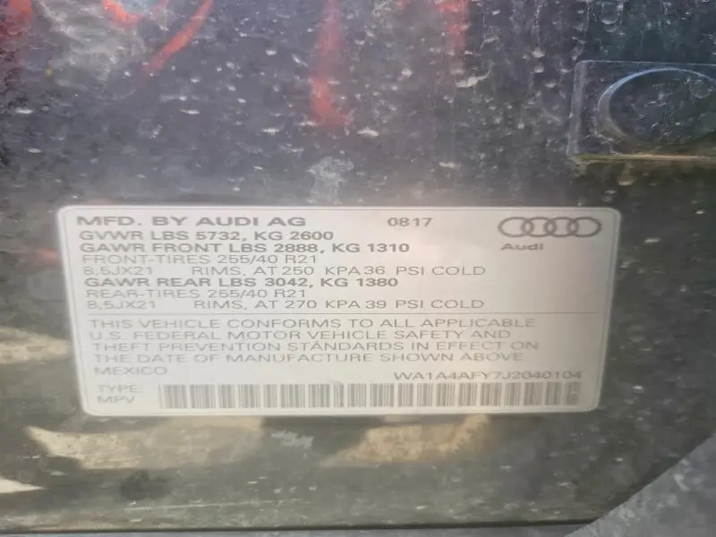 2018 AUDI SQ5 PREMIUM PLUS  