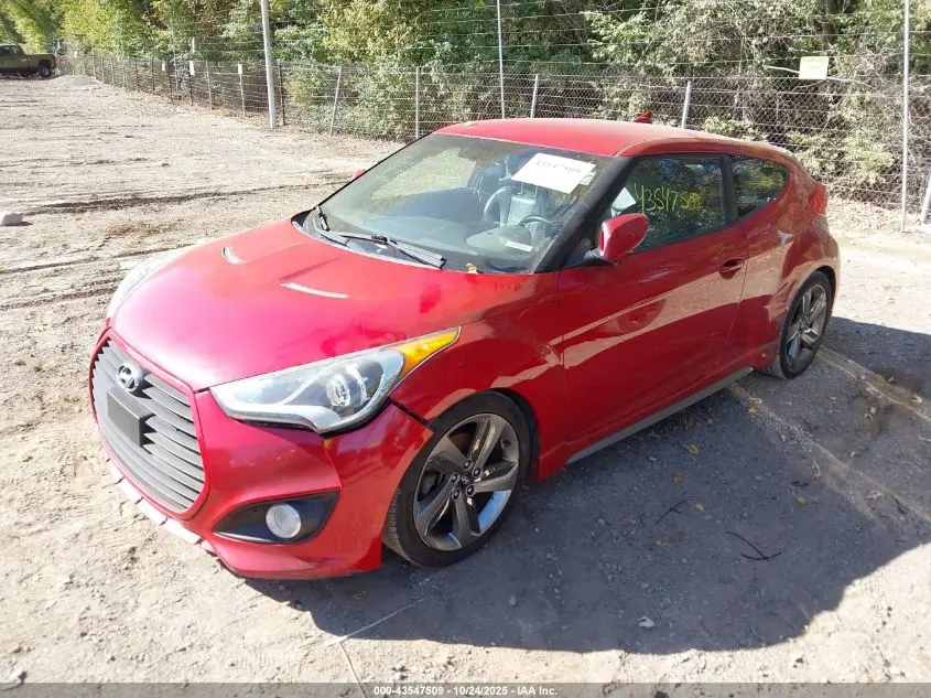 2014 HYUNDAI VELOSTER TURBO W/BLACK