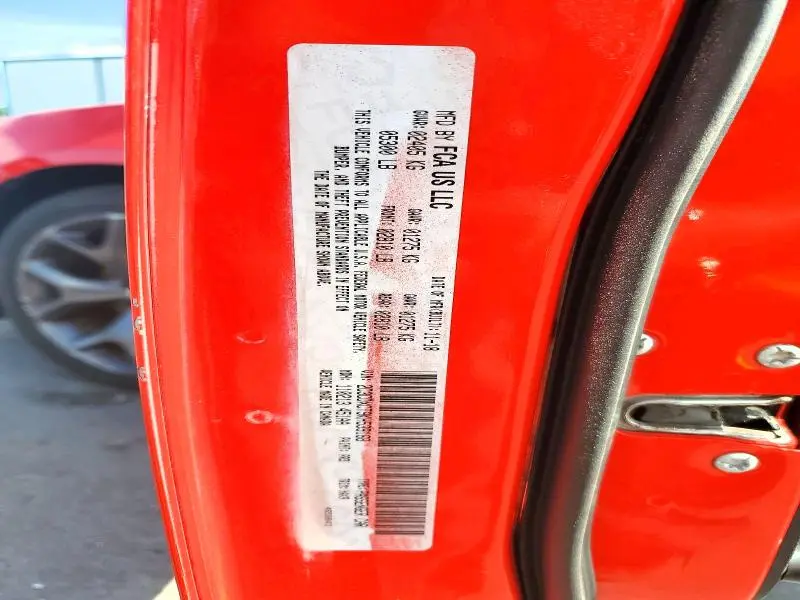 2019 DODGE CHARGER R  