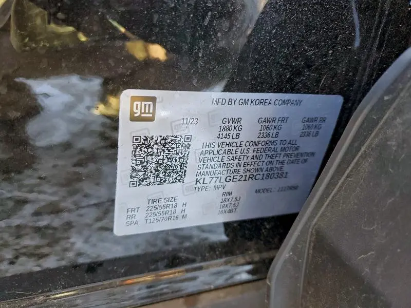 2024 CHEVROLET TRAX 1RS  