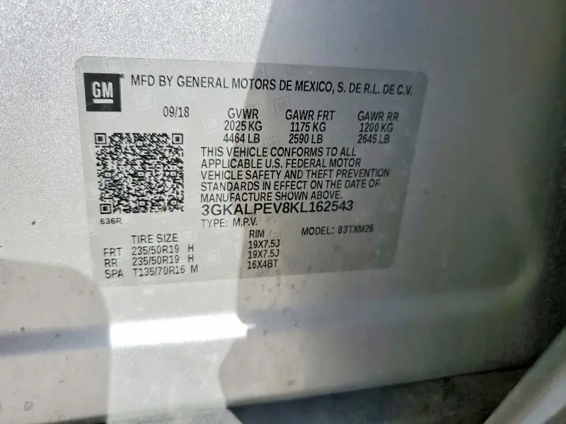 2019 GMC TERRAIN SLT  