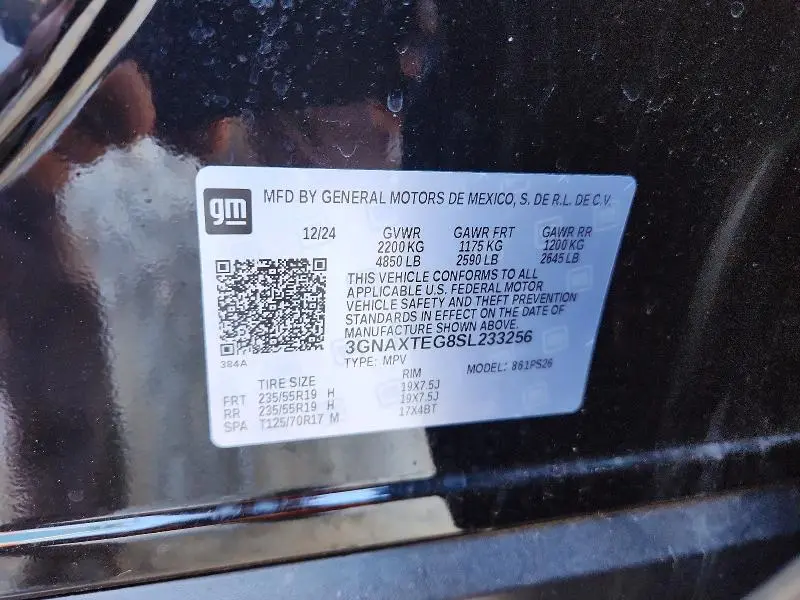 2025 CHEVROLET EQUINOX RS  