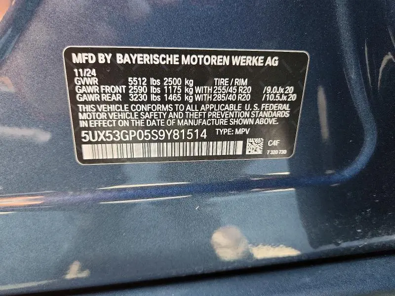 2025 BMW X3 30 XDRIVE  