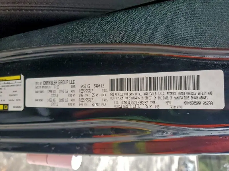 2013 JEEP WRANGLER UNLIMITED SPORT  