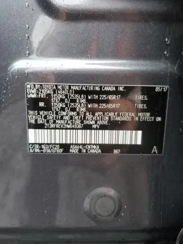 2017 TOYOTA RAV4 XLE